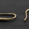 Швензы крючки 19×11 мм, позолоченные, золото, 1 пара в Смоленске