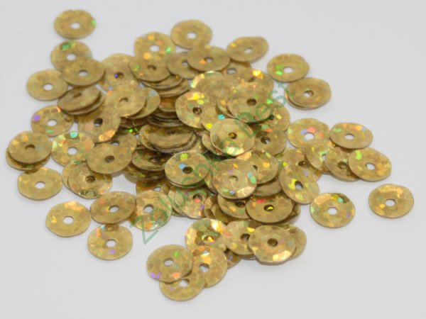 Пайетки 6 мм, золото, 5 гр в Смоленске